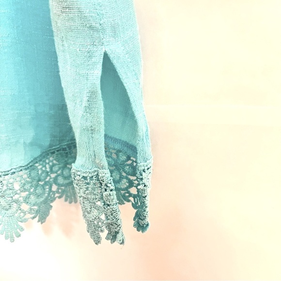 ZAC and RACHEL Women's Blouse with Crochet Lace Trim - S/M - Picture 5 of 7